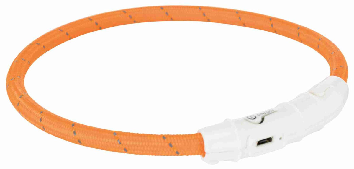 Trixie Flash oplaadbare lichtgevende halsband – L/XL